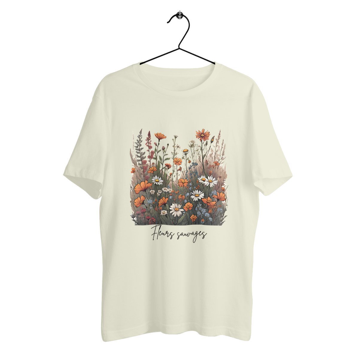 T-shirt Fleurs Sauvages - EtiKo